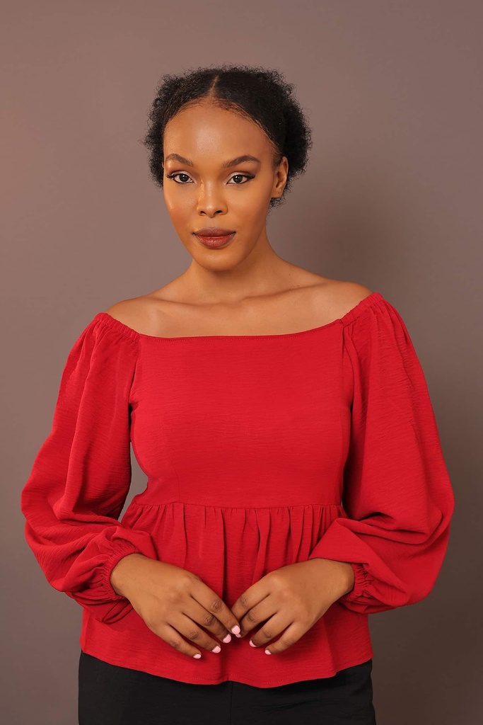 Puffy Sleeve Blouse