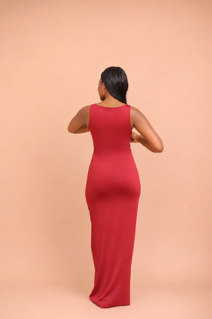 Skin Lowneck Maxi Dress