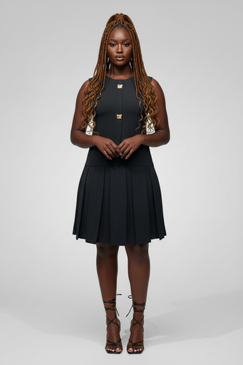 Tennis Dress — Black
