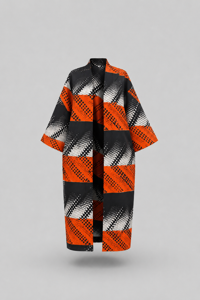 African Print Kimono
