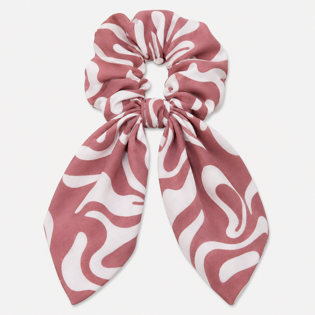 Patterned Bow Scrunchie