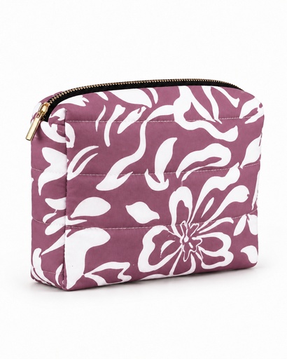 Patterned Toilet Bag — Peach