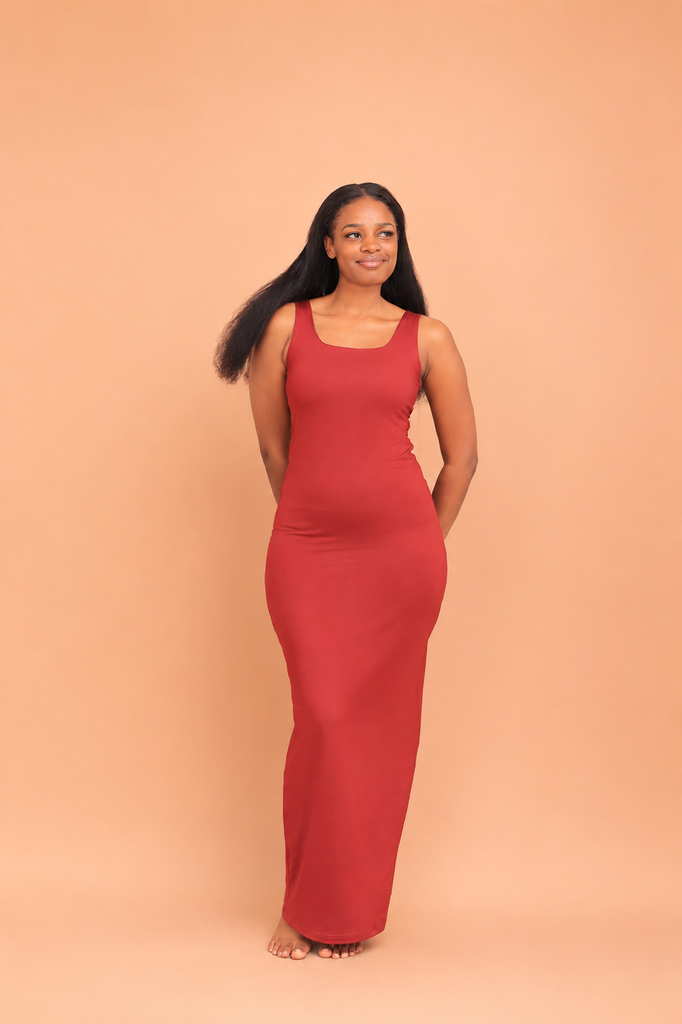 Skin Lowneck Maxi Dress