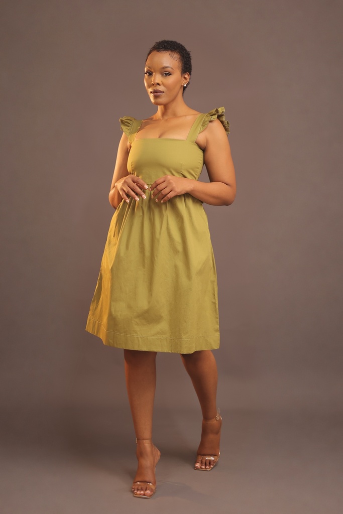 Solana Open-Back Short Dress
