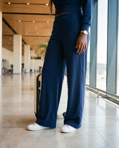 Ease Lounge Pant — Navy Blue