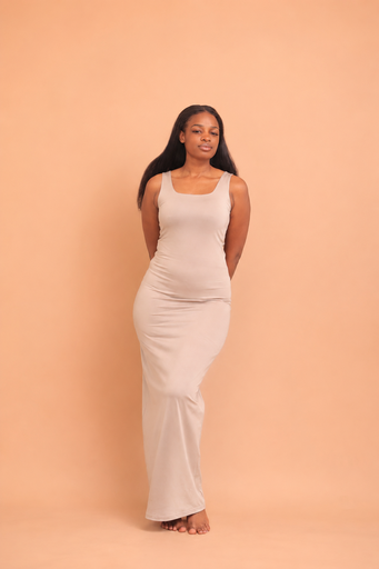 Skin Lowneck Maxi Dress